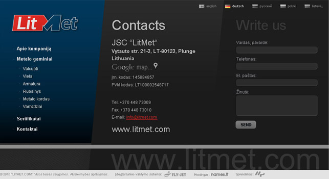 Interneto svetainės sprendimas