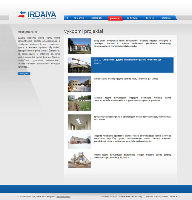 Developed WebSite Design